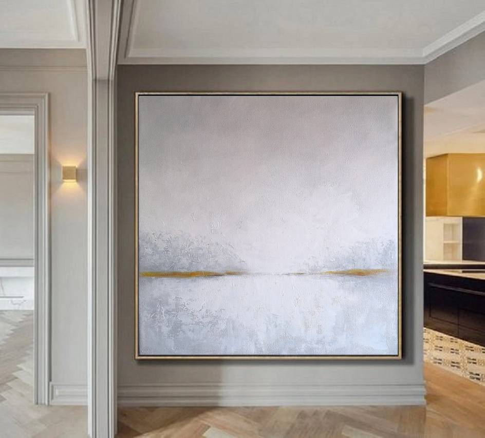 Original Sea Office Entryway Abstract Canvas Artwork VK8LC